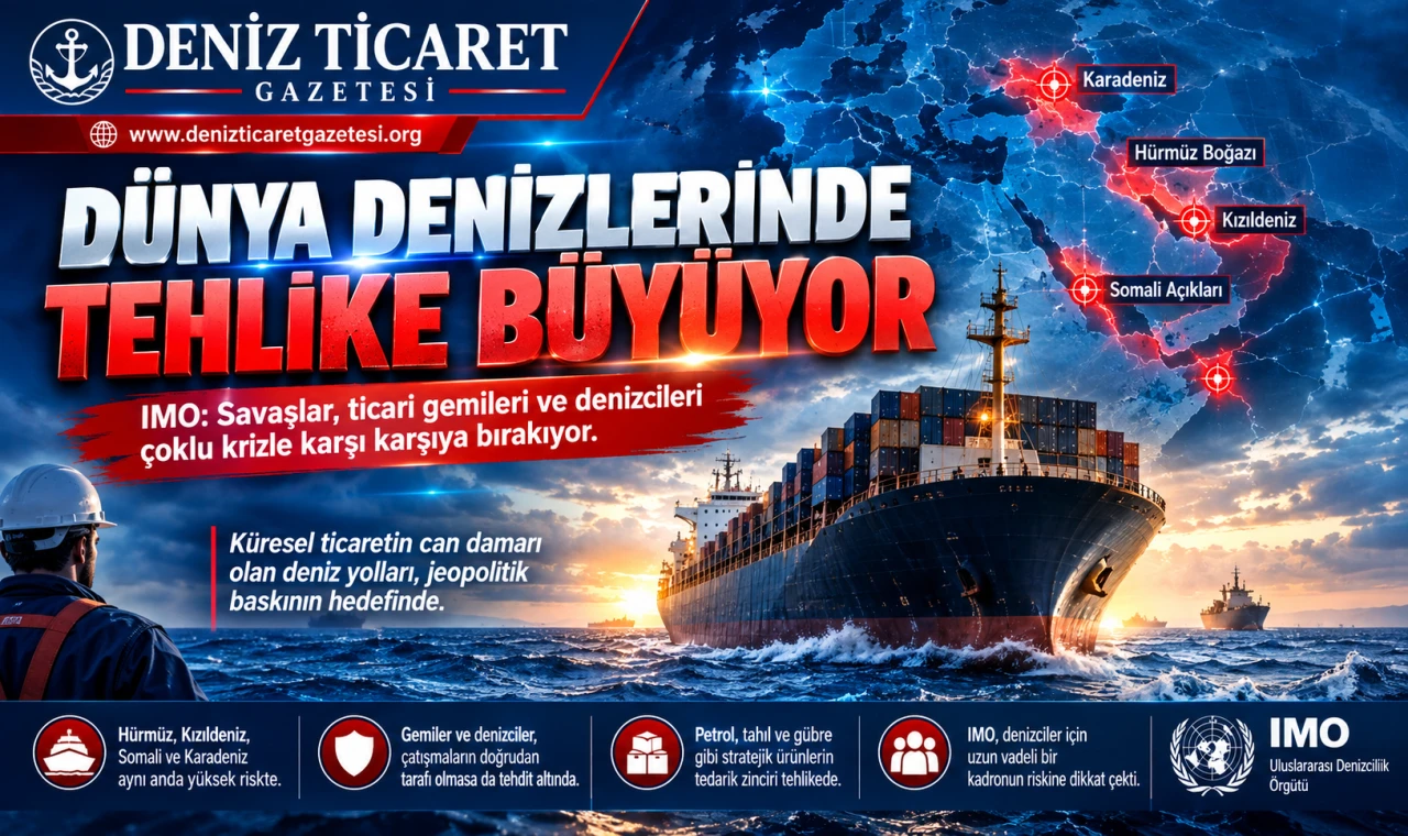 TİCARİ GEMİLER SAVAŞLARIN ORTASINDA