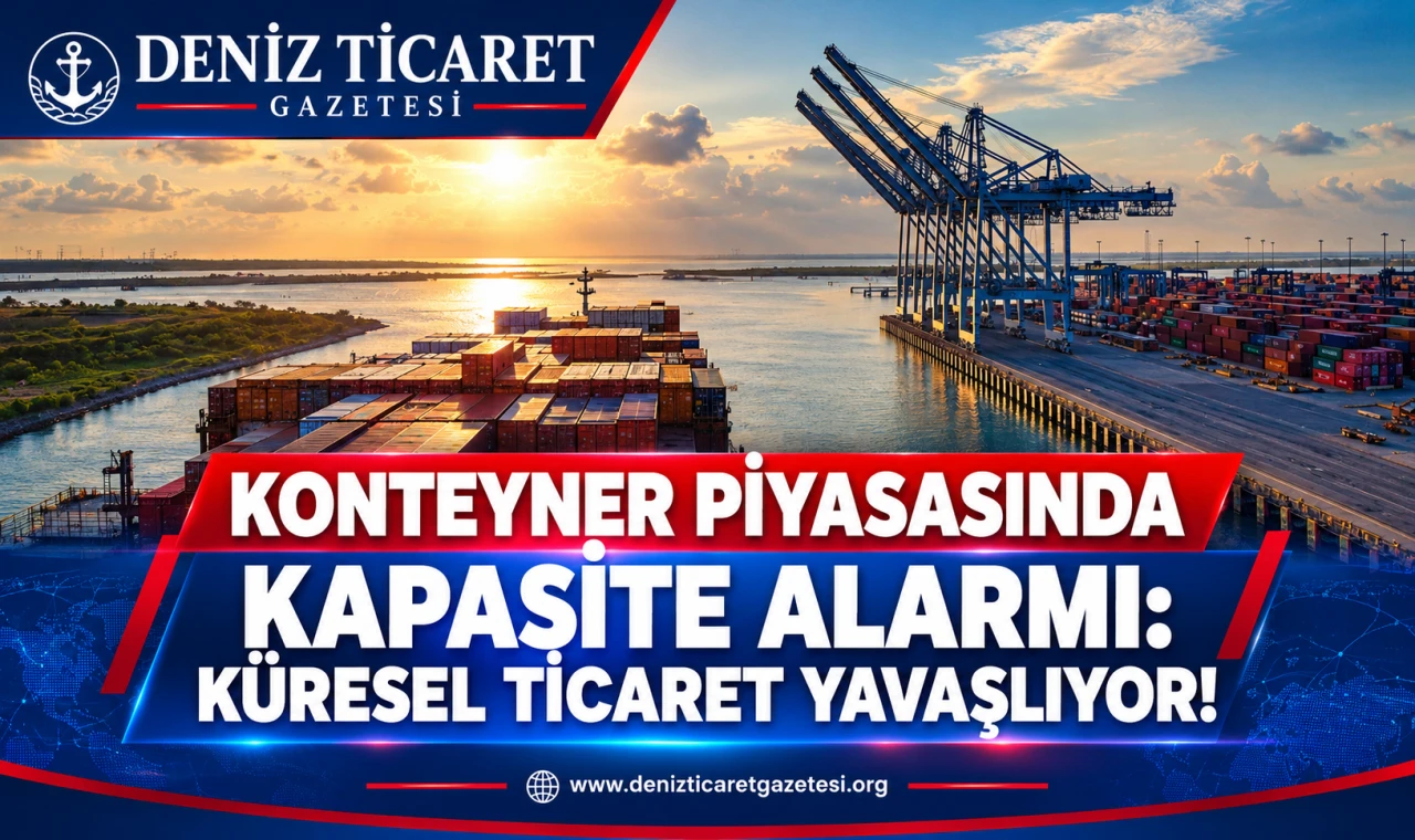 Konteyner Piyasasında Kapasite Alarmı: Küresel Ticaret Yavaşlıyor!