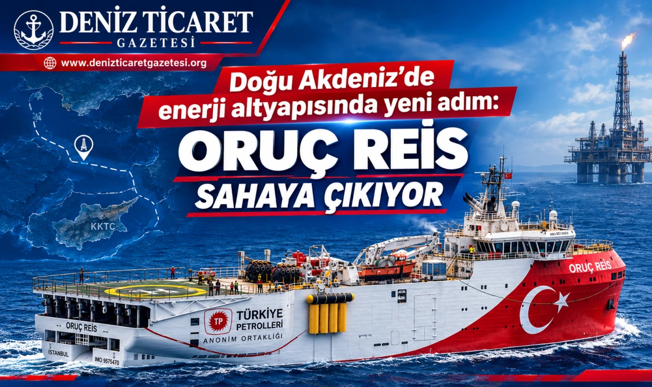 Oruç Reis, KKTC Gaz Hattı İçin Sahada