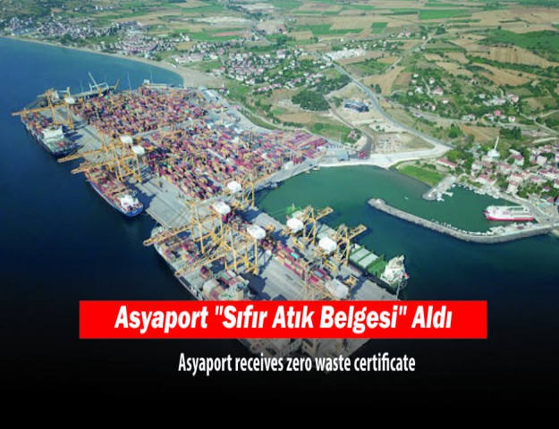 Asyaport Sıfır Atık Belgesi Aldı