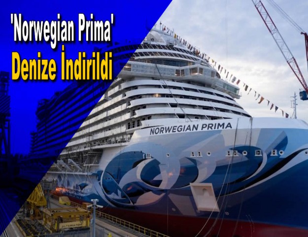 'Norwegian Prima' Denize İndirildi