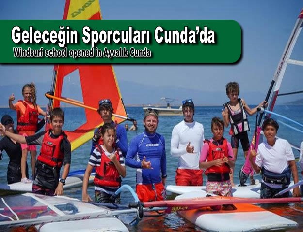 Geleceğin sporcuları Cunda’da