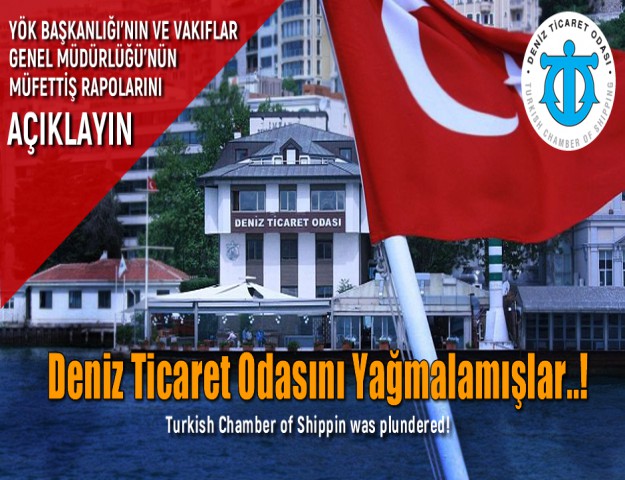 Deniz Ticaret Odasını Yağmalamışlar..!