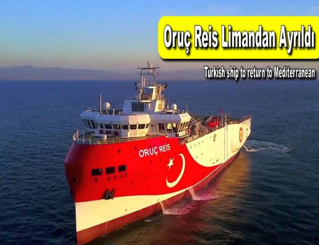 Oruç Reis Limandan Ayrıldı