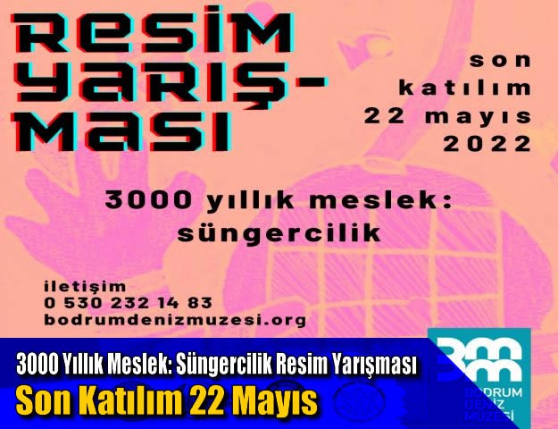 3000 Yıllık Meslek: Süngercilik Resim Yarışması Son Katılım 22 Mayıs