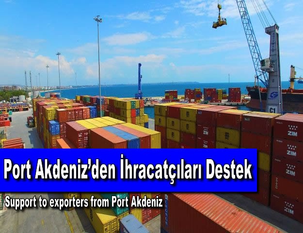 Port Akdeniz’den İhracatçıları Destek