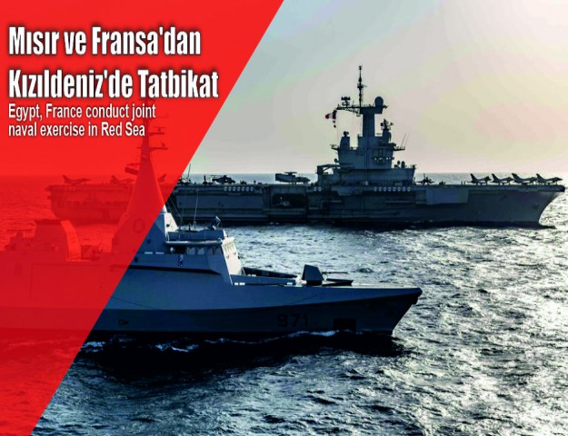 Mısır ve Fransa'dan Kızıldeniz'de Tatbikat