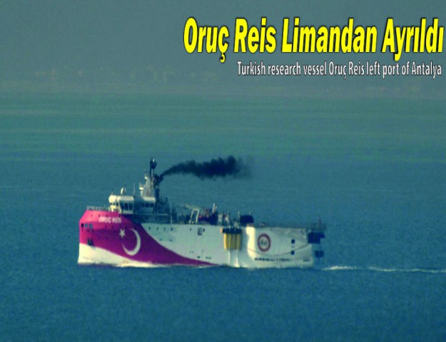 Oruç Reis Limandan Ayrıldı