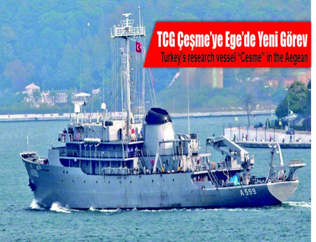 TCG Çeşme’ye Ege’de Yeni Görev