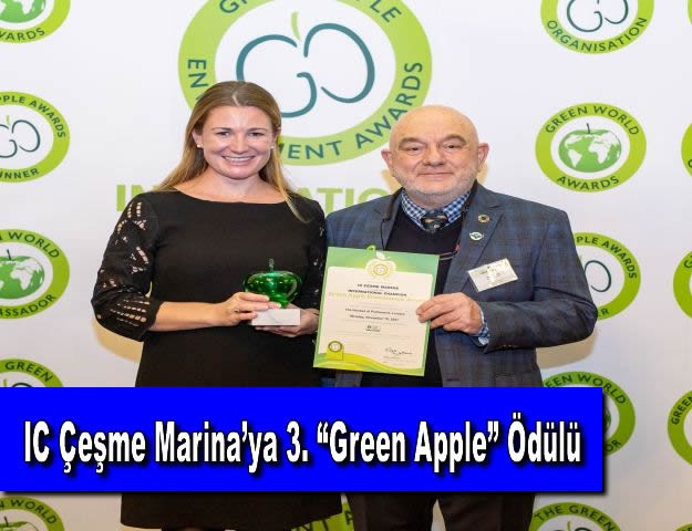IC Çeşme Marina’ya 3. “Green Apple” Ödülü