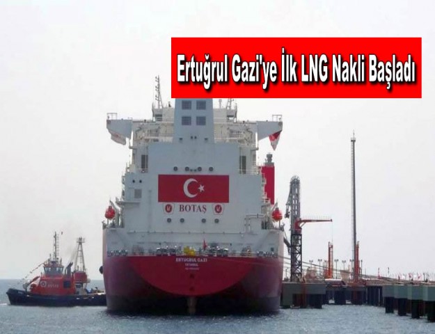 Ertuğrul Gazi'ye İlk LNG Nakli Başladı