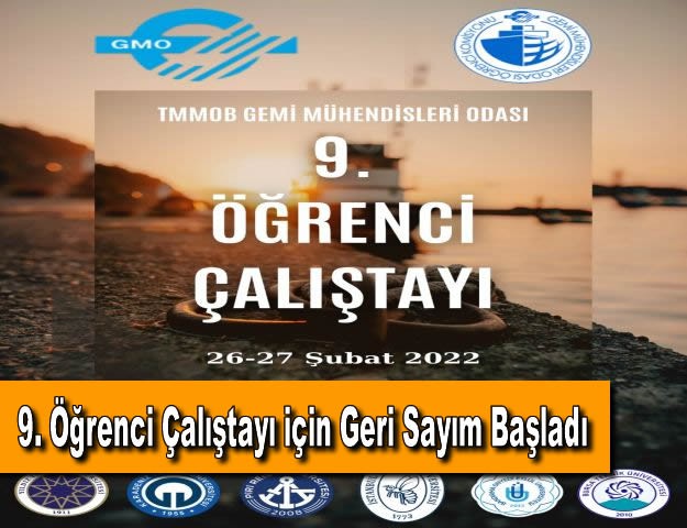 9. Öğrenci Çalıştayı için Geri Sayım Başladı