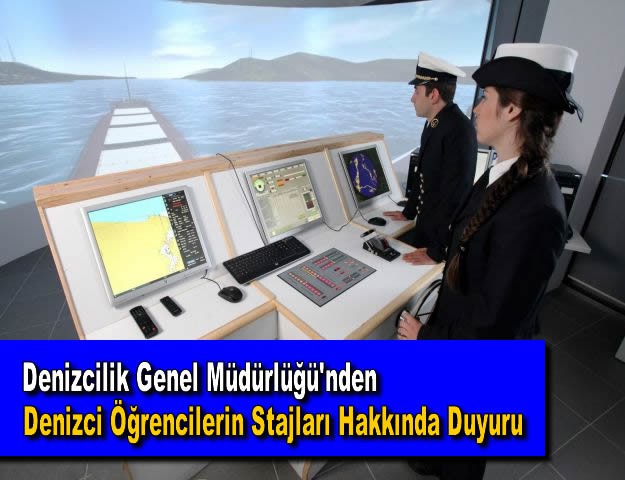 Denizcilik Genel Müdürlüğü'nden Denizci Öğrencilerin Stajları Hakkında Duyuru