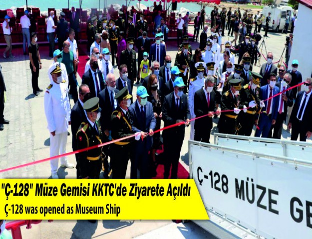"Ç-128" Müze Gemisi KKTC'de Ziyarete Açıldı
