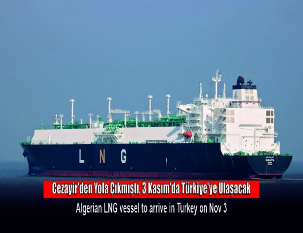 Cezayir'den Yola Çıkmıştı, 3 Kasım'da Türkiye'ye Ulaşacak