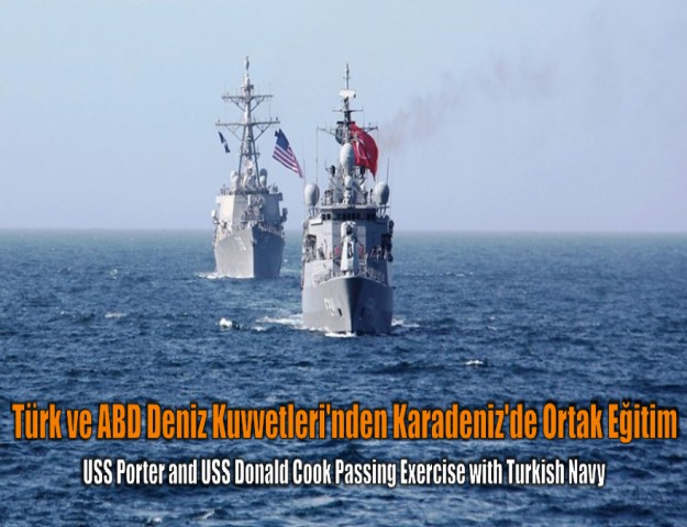 Türk ve ABD Deniz Kuvvetleri'nden Karadeniz'de Ortak Eğitim