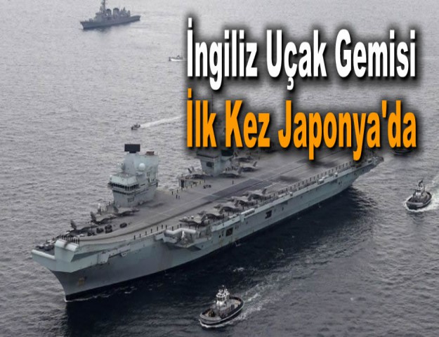 İngiliz Uçak Gemisi İlk Kez Japonya'da