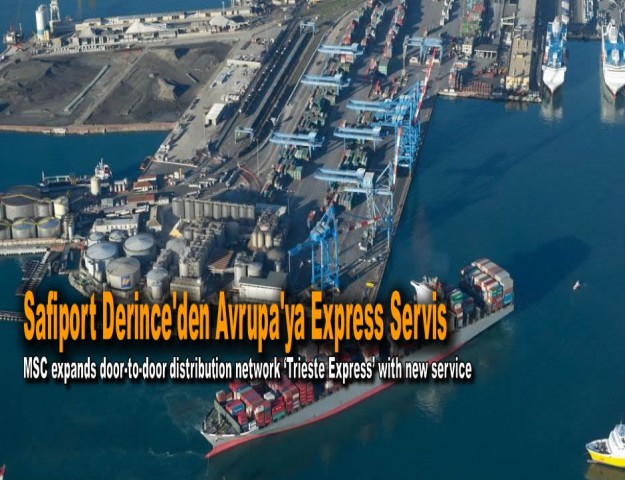 Safiport Derince'den Avrupa'ya Express Servis