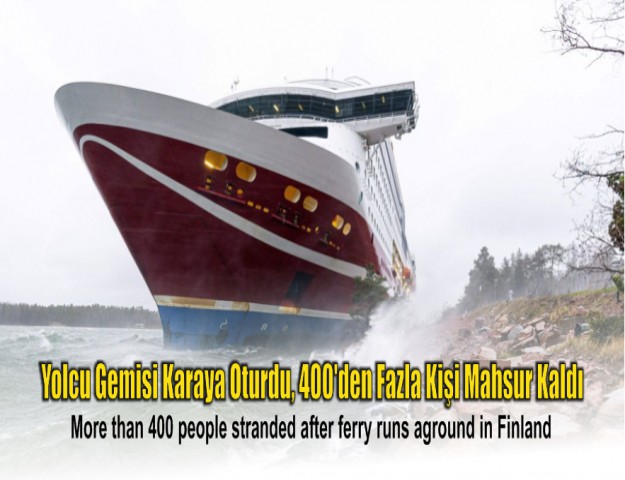 Yolcu Gemisi Karaya Oturdu, 400'den Fazla Kişi Mahsur Kaldı