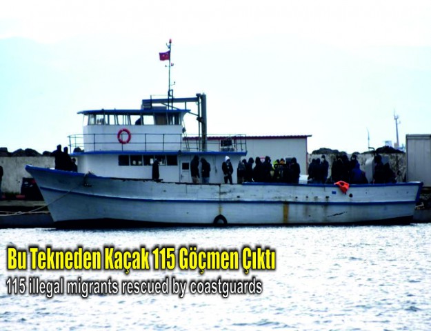 Bu Tekneden Kaçak 115 Göçmen Çıktı