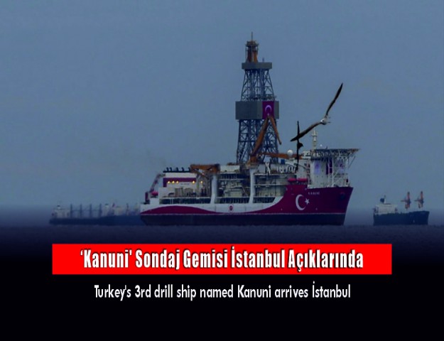 ‘Kanuni' Sondaj Gemisi İstanbul Açıklarında