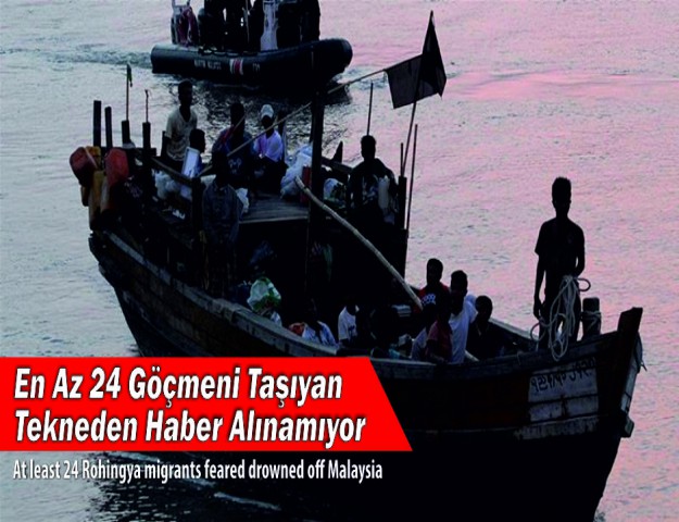 En Az 24 Göçmeni Taşıyan Tekneden Haber Alınamıyor