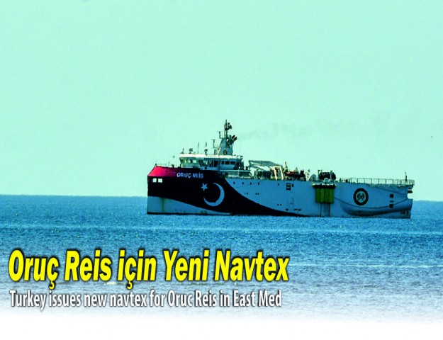 Oruç Reis için Yeni Navtex