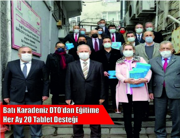 Batı Karadeniz DTO’dan Eğitime Her Ay 20 Tablet Desteği