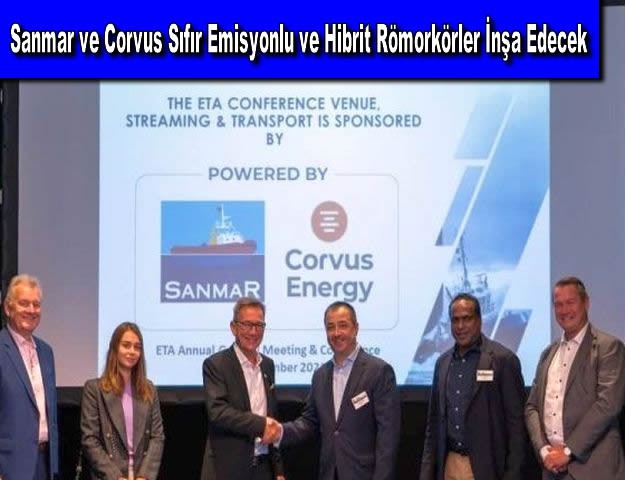 Sanmar ve Corvus Sıfır Emisyonlu ve Hibrit Römorkörler İnşa Edecek