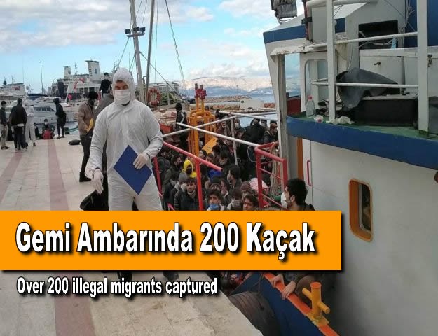 Gemi Ambarında 200 Kaçak