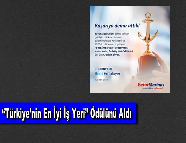 “Türkiye’nin En İyi İş Yeri” Ödülünü Aldı