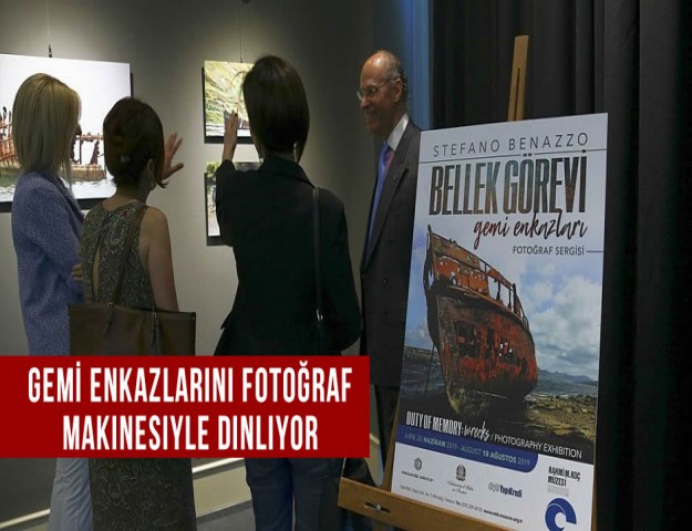 Gemi Enkazlarını Fotoğraf Makinesiyle Dinliyor