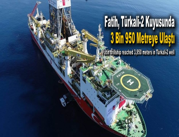 Fatih, Türkali-2 Kuyusunda 3 Bin 950 Metreye Ulaştı