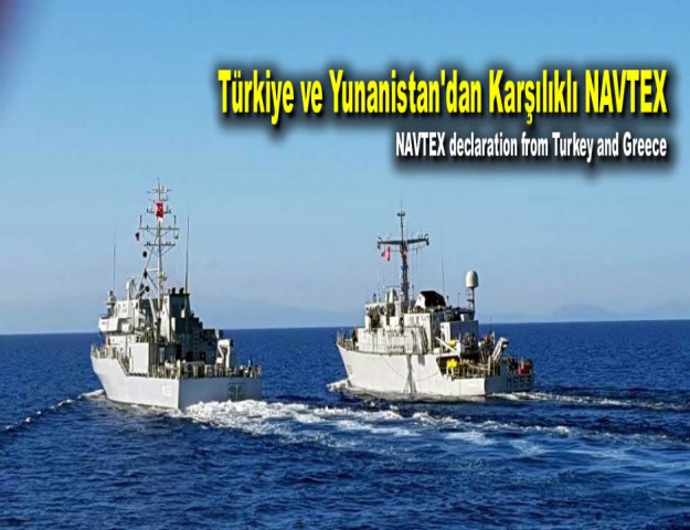 Türkiye ve Yunanistan'dan Karşılıklı NAVTEX