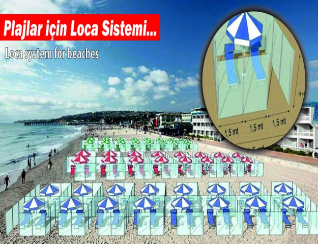 Plajlar için Loca Sistemi...