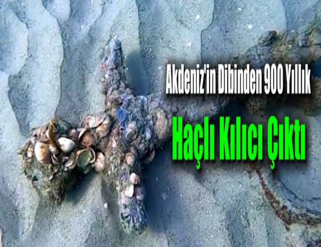 Akdeniz'in Dibinden 900 Yıllık Haçlı Kılıcı Çıktı