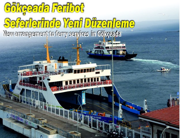 Gökçeada Feribot Seferlerinde Yeni Düzenleme