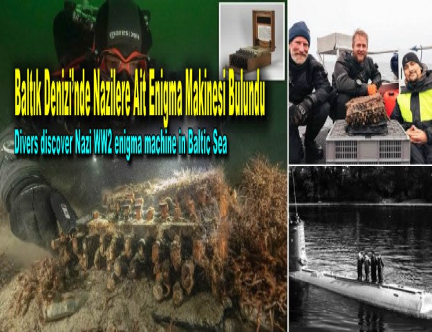 Baltık Denizi’nde Nazilere Ait Enigma Makinesi Bulundu
