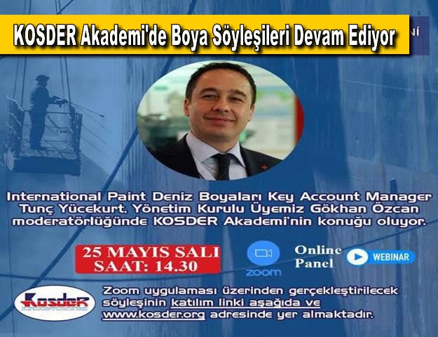 KOSDER Akademi'de Boya Söyleşileri Devam Ediyor