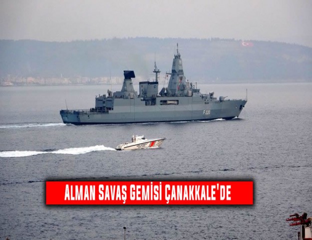 Alman Savaş Gemisi Çanakkale'de