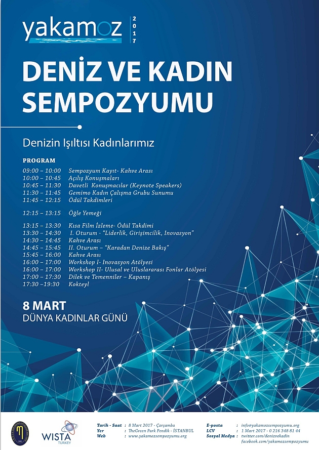 Deniz ve Kadın Sempozyumuna 1 Hafta Kaldı
