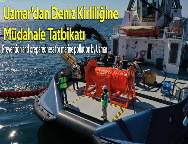 Uzmar'dan Deniz Kirliliğine Müdahale Tatbikatı