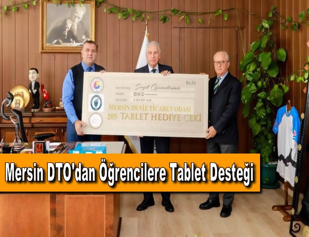 Mersin DTO'dan Öğrencilere Tablet Desteği