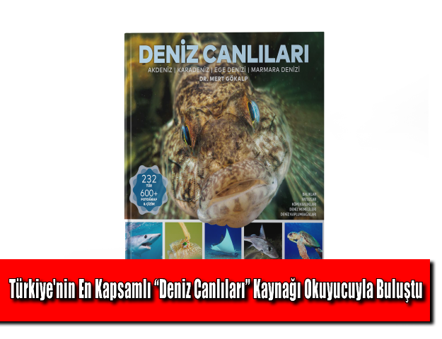 Türkiye'nin En Kapsamlı “Deniz Canlıları” Kaynağı Okuyucuyla Buluştu