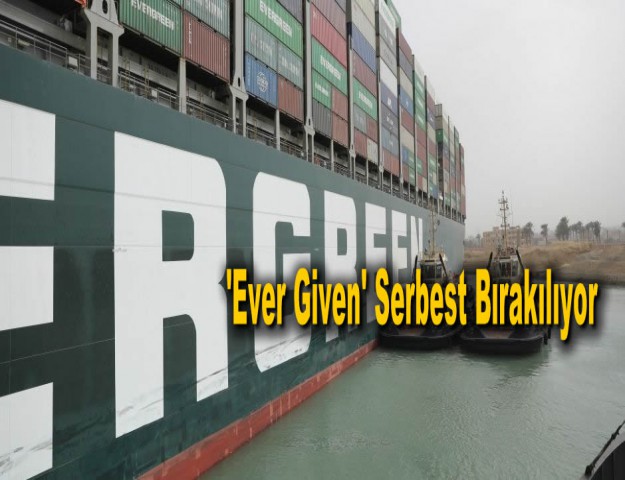 'Ever Given' Serbest Bırakılıyor