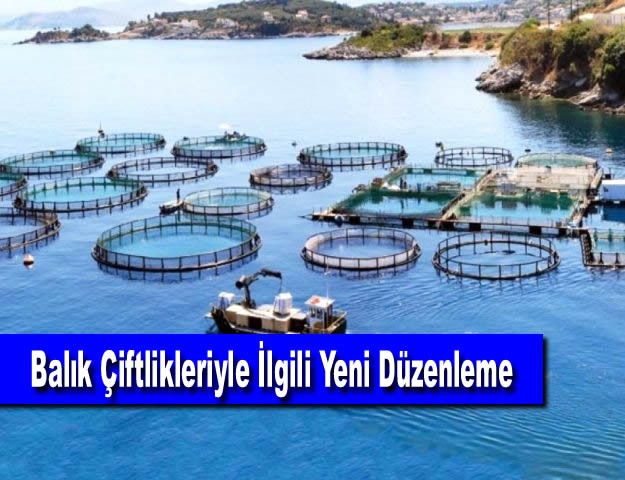 Balık Çiftlikleriyle İlgili Yeni Düzenleme