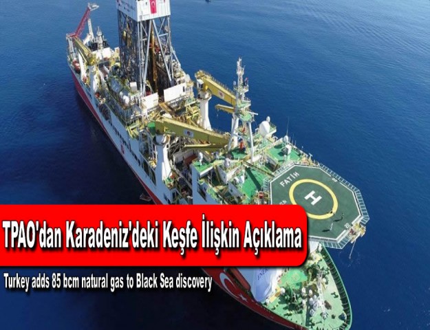 TPAO'dan Karadeniz'deki Keşfe İlişkin Açıklama