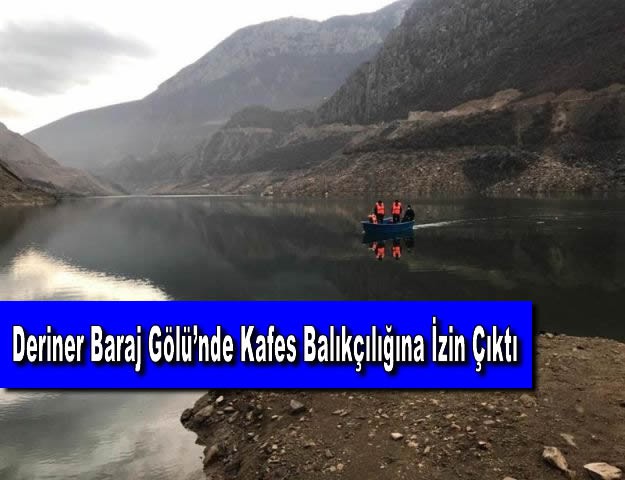 Deriner Baraj Gölü’nde Kafes Balıkçılığına İzin Çıktı