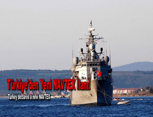 Türkiye'den Yeni NAVTEX İlanı!