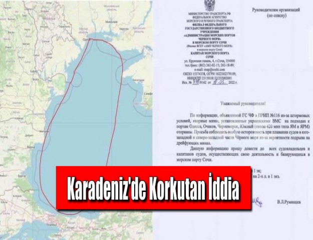 Karadeniz'de Korkutan İddia